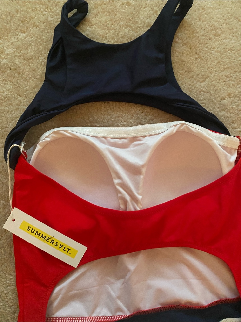 Summersalt BWT red white and blue one piece bathing suit - Picture 5 of 6